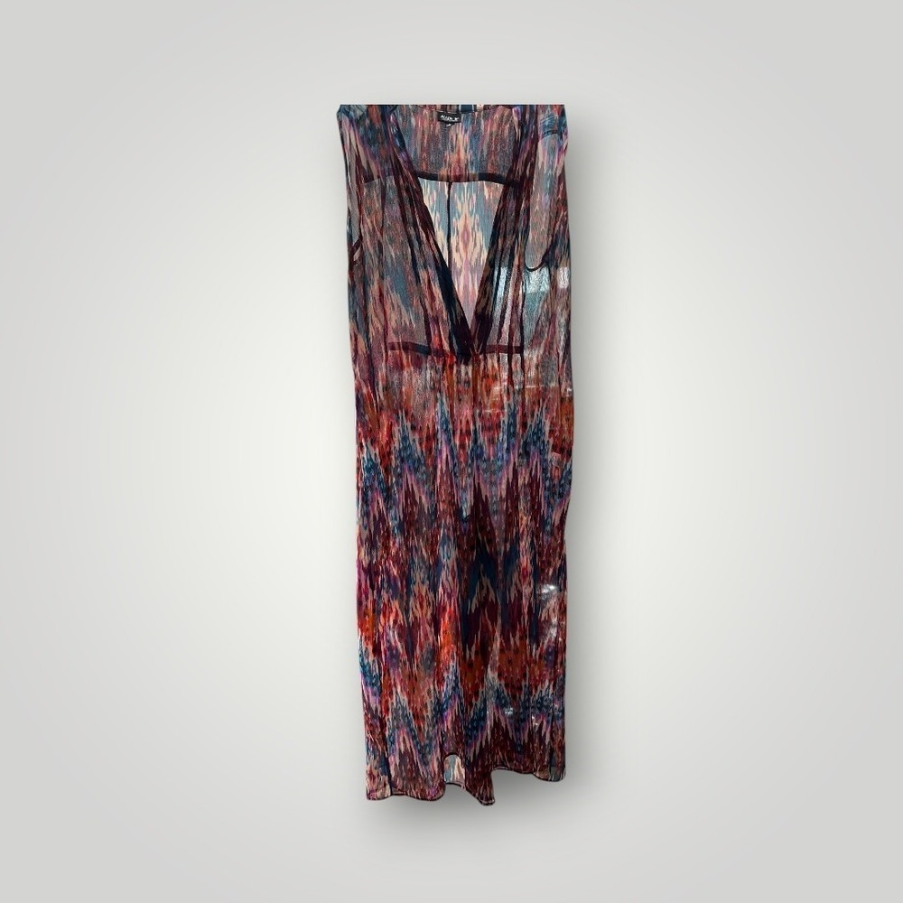 Allen B. by Allen Schwartz Jumpsuit‎ Pants Women's Size 6 Multicolor Sheer Boho